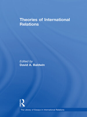 cover image of Theories of International Relations